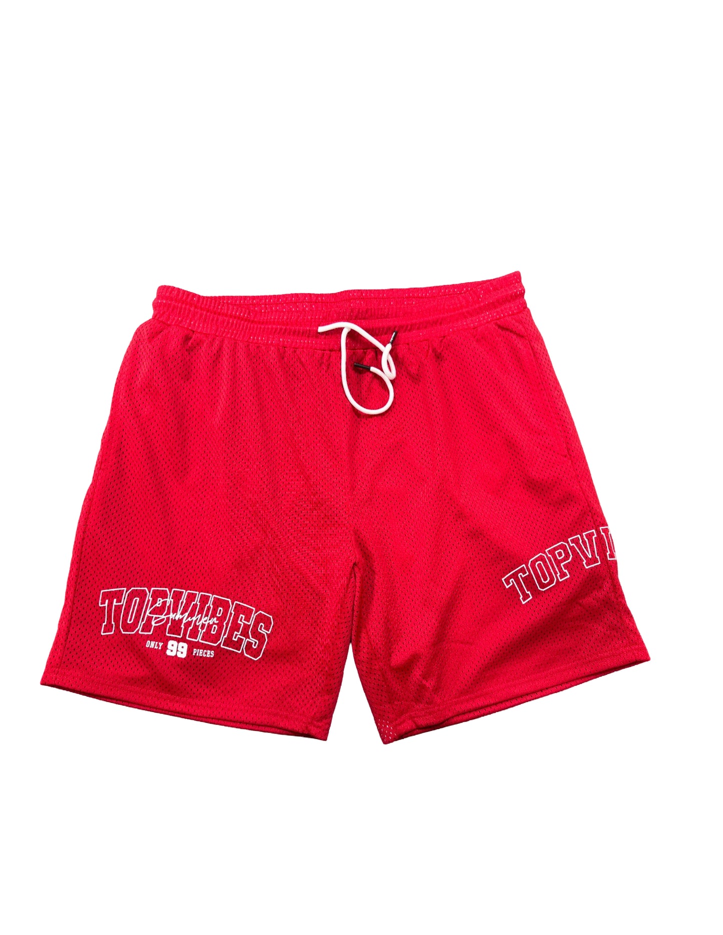 Red shorts